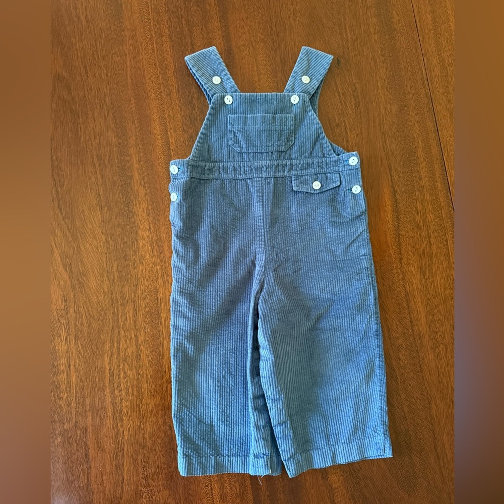 Bella Bliss Blue Corduroy Overalls
